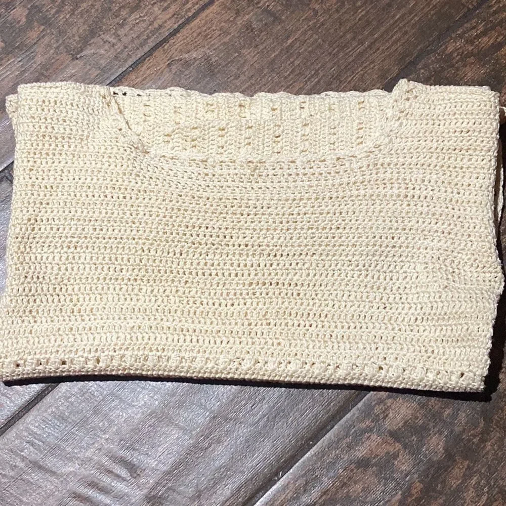 VTG,Handmade Crochet 🧶 Blouse Size XS